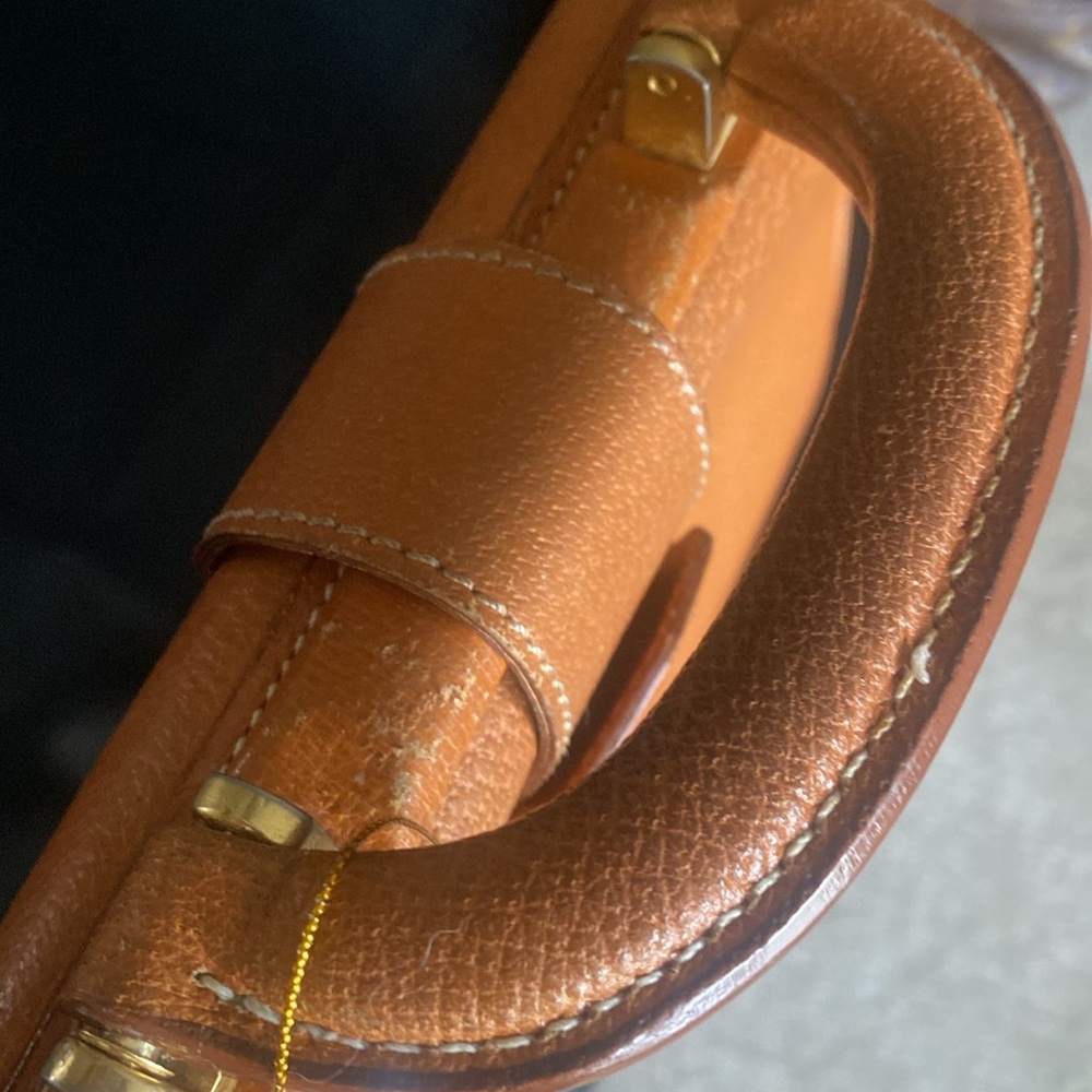 Prada Tan Leather Vintage-Inspired Briefcase - Picture 3 of 9